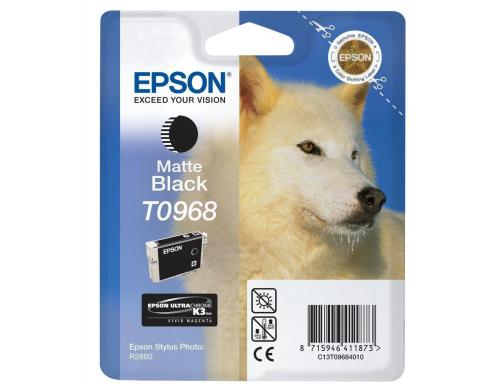Epson Tintenpatrone schwarz matt (C13T09684010, T0968)