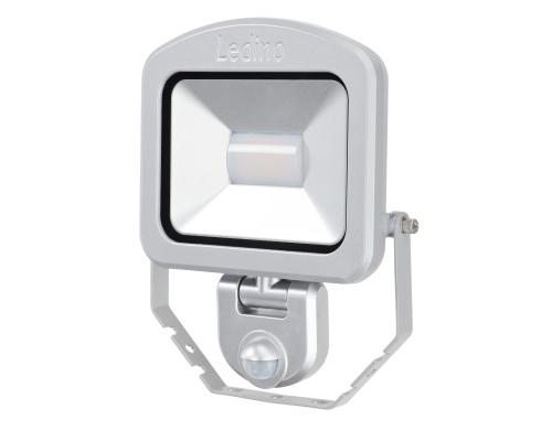 Ledino LED-Strahler m. Sensor Charlottenburg 20SNI, 20W,4000K,silb.