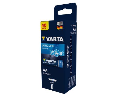 VARTA Longlife Power AA 40Stk Blister vergl. Typ LR06, MIGNON, AM3, AA