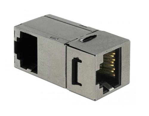 Delock Keystone Modul Cat.6, geschirmt extern:RJ45 Buchse, Intern:RJ-45 Buchse 90