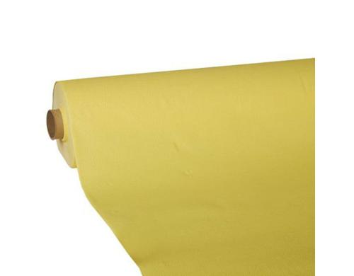 Papstar Tischdecke Royal gelb Tissue-Papier, 25 m x 1,18 m