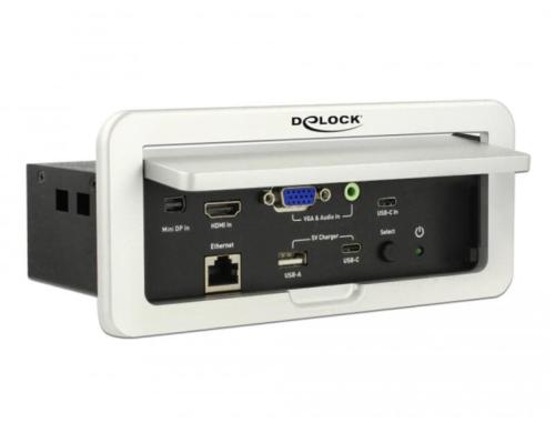 Delock Multi-AV zu HDMI Konverter fr Tischeinbau, 4K, 60Hz