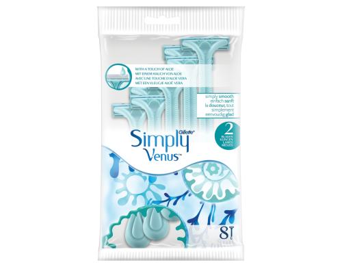 Venus Einw. Rasierer Simply Venus2 8 Stck