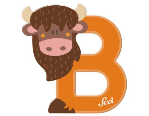 Buchstabe B Bison 