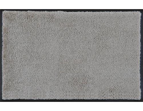 Wash+Dry Hellgrau  Fussmatte 50x75 cm, Flor Polyamid, Anti-Rutsch