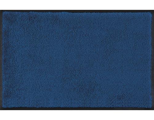 Wash+Dry Marineblau Fussmatte 50x75 cm, Flor Polyamid, Anti-Rutsch