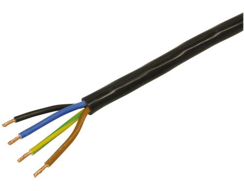 TD-Apparatekabel 4x1.5mm2, schwarz, 33m braun, schwarz, grau, gelb-grn