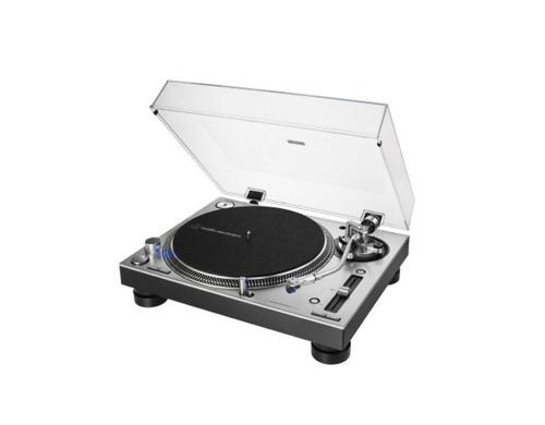 Audio-Technica AT-LP140XP Silver DJ Turntable, Direktantrieb