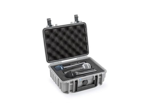 B&W Mikrofon-Koffer Typ 1000G3MC Innenmasse: 250x175x95mm