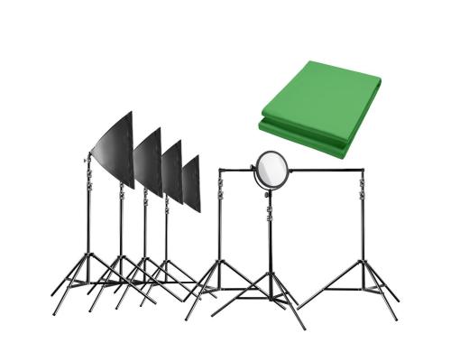 walimex pro Video Greenscreen Set Profi 