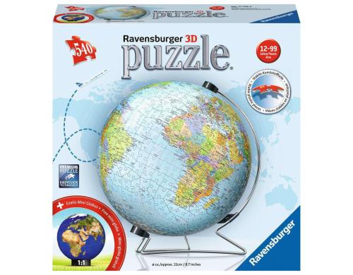 Puzzle 3D Globus Deutsch 2019 540 Teile