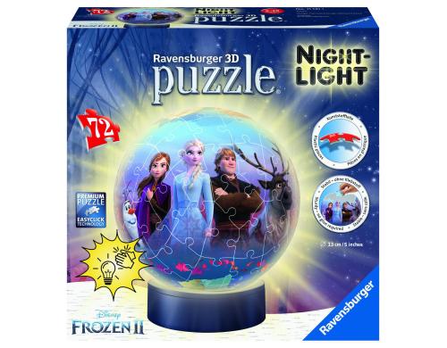 Puzzle Frozen 2 Nightlight 72 Teile