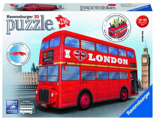 Puzzle London Bus Alter ab: 10+, 216 Teile