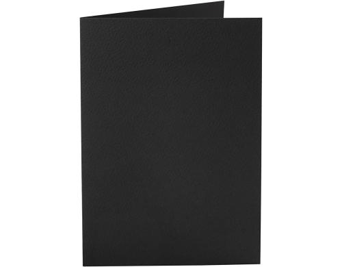 Creativ Company Karten 220 g/m2 schwarz 10 Stck, 10.5 x 15 cm, OHNE Couvert