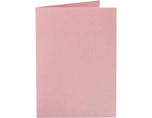 Creativ Company Karten 220 g/m2 rosa 10 Stck, 10.5 x 15 cm, OHNE Couvert