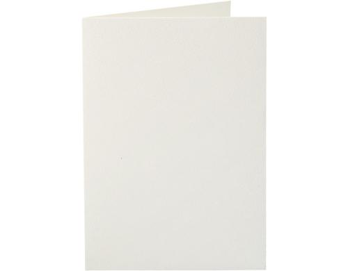Creativ Company Karten 220 g/m2 creme 10 Stck, 10.5 x 15 cm, OHNE Couvert