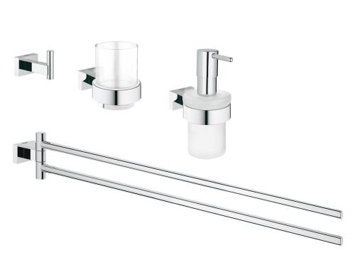 GROHE Essentials Cube Bad set 4 in 1 chrom