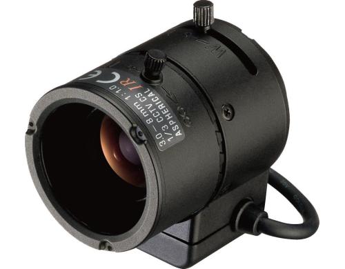Tamron Objektiv 13VG308ASIRII, 3-8mm CS Mount, 720p, DC Iris, IR Korrigiert