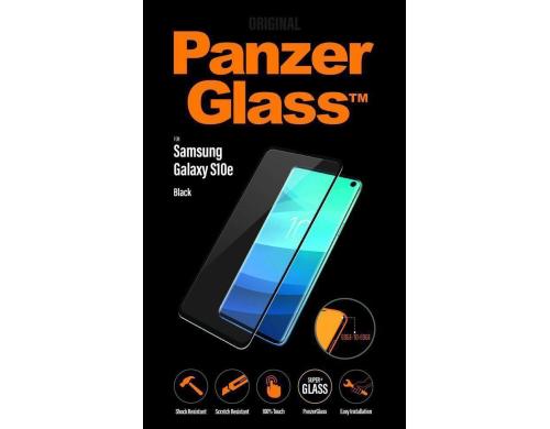 Panzerglass Displayschutz black Case Friend fr Samsung Galaxy S10e, edge to edge