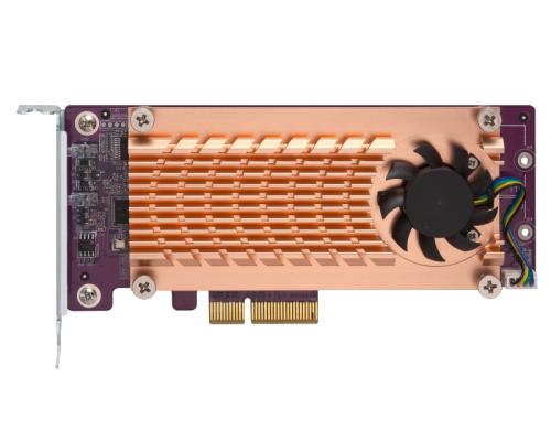 QNAP Erweiterungskarte Dual M.2 22110/2280 PCIe (Gen2 x 4) NVMe SSD