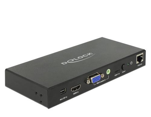 Delock Konverter Multi-AV zu HDMI Automatisch+Taste, 3840x2160@60Hz