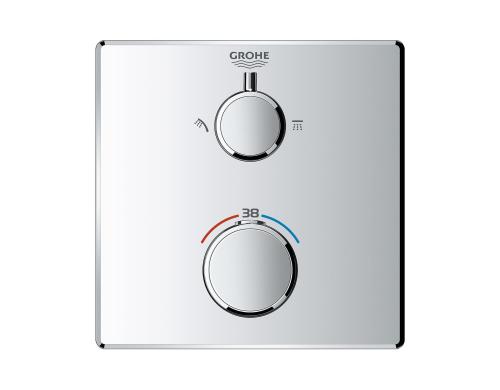 GROHE Grohtherm Thermostat-Brausebatterie integrierte 2-Wege-Umstellung