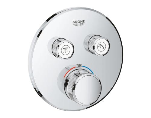 GROHE Grohtherm SmartControl Thermostat 2 Absperrventilen, chrom