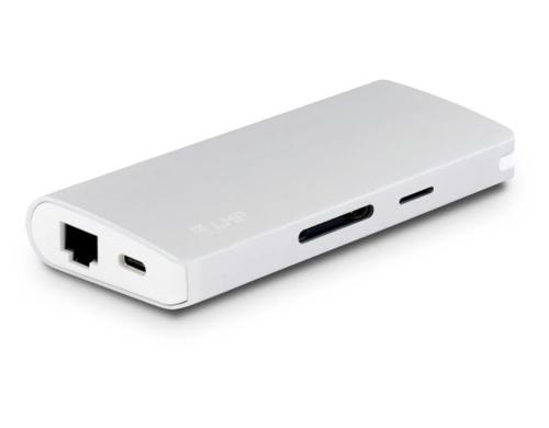 LMP Travel Dock 4K 9 Port Si,Mini-DP,HDMI VGA,USB-C,2x USB3.0,Card-Reader,RJ45