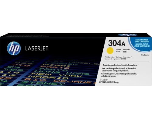 HP Toner-Kartusche gelb (CC532A, 304A)