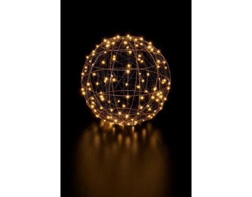 STT LED Ball Omega 40cm, 120LED ConnectLine D: 40cm, 6V, Kabell: 500cm, warmweiss