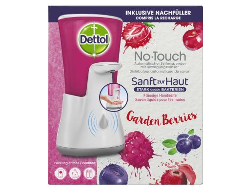 Dettol No Touch Starter Set Weiss 1 Gert + 1 Nachfller (Gardenberries)
