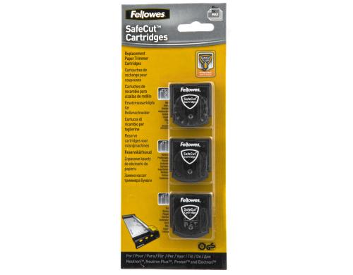 Fellowes Safecut Ersatzklinge - 3 Stile perforiert, gewellt, falzen