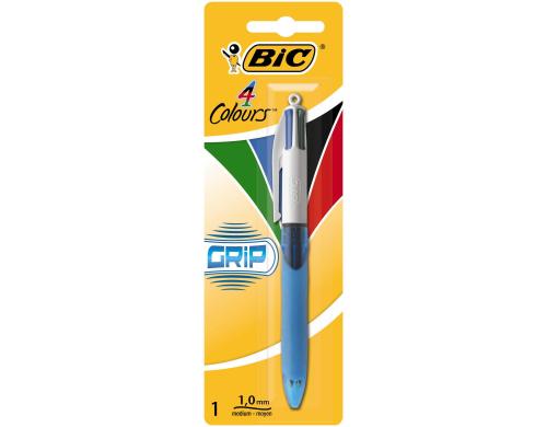 Bic 4 Colours Grip Kugelschreiber blau, rot, grn,schwarz