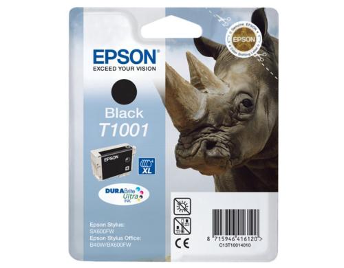 Epson Tintenpatrone schwarz (C13T10014010, T1001)