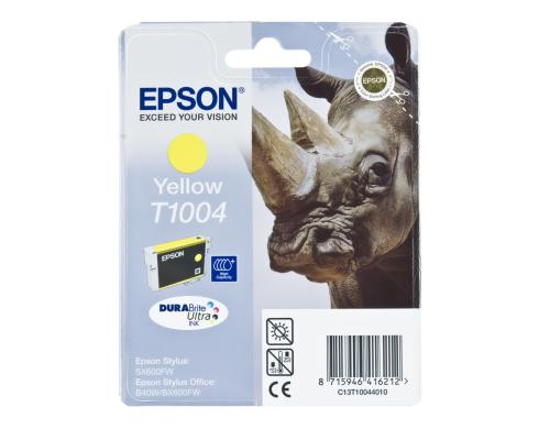 Tinte Epson C13T100440 yellow, 11.10ml zu Stylus Office SX600FW/ B40, 815 Seiten