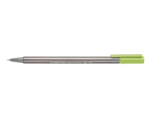 STAEDTLER 334 Fineliner triplus Lindgrn superfeine,metallgefasste Spitze,ca.0,3mm