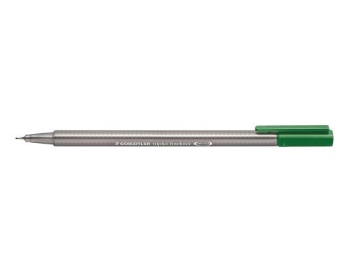 STAEDTLER 334 Fineliner triplus saftgrn superfeine,metallgefasste Spitze,ca.0,3mm