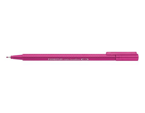 STAEDTLER 338 Broadliner triplus rotlila Rundspitze, 0,8 mm