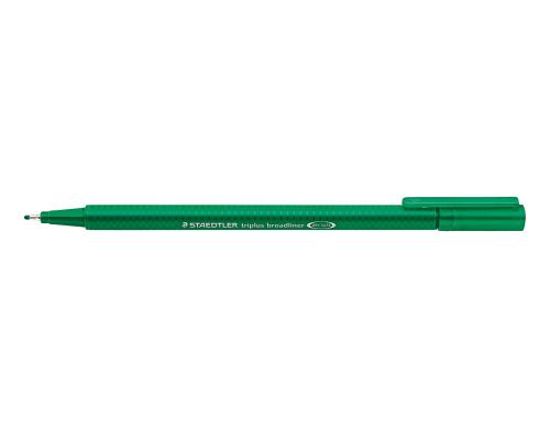 STAEDTLER 338 Broadliner triplus grn Rundspitze, 0,8 mm