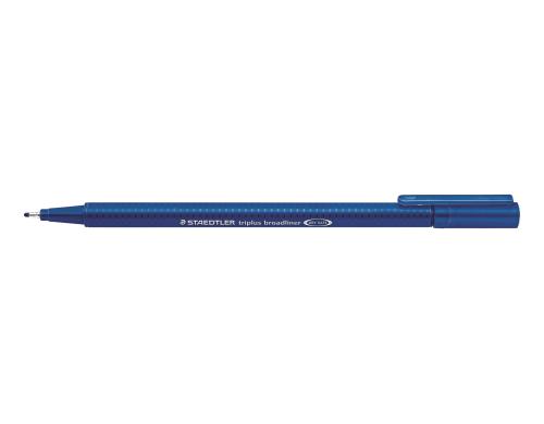 STAEDTLER 338 Broadliner triplus blau Rundspitze, 0,8 mm