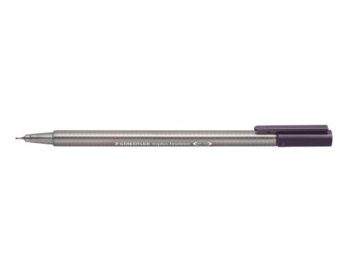 STAEDTLER 334 Fineliner triplus 0,3 indigo superfeine,metallgefasste Spitze,ca.0,3mm