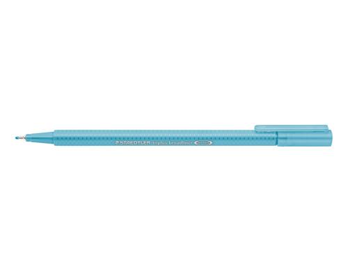 STAEDTLER 338 Broadliner triplus aquablau Rundspitze, 0,8 mm