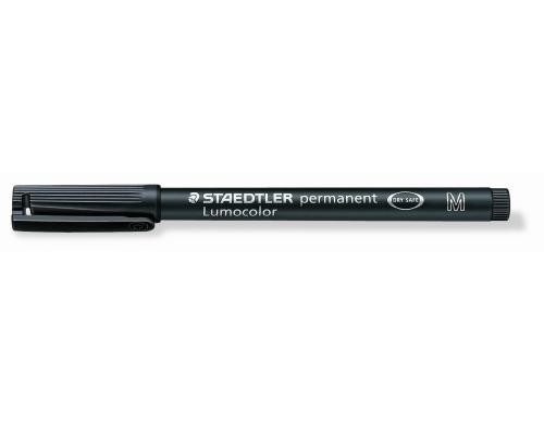 STAEDTLER 317 Folienstift Lumocolor M schwa permanent,M-Spitze, ca. 1.0 mm,schwarz