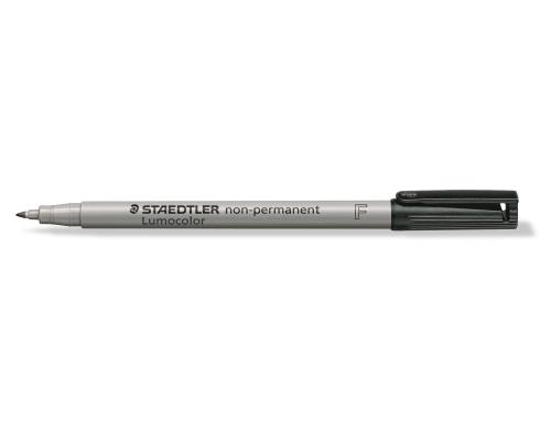 STAEDTLER 316 Folienstift Lumoc F schwarz nonpermanent,S-Spitze, ca. 0.6 mm,schwarz
