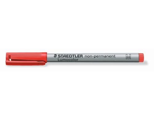 STAEDTLER 315 Folienstift Lumocolor M rot nonpermanent,M-Spitze, ca. 1.0 mm