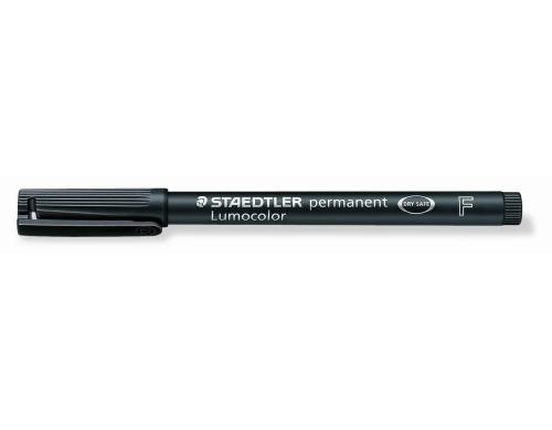 STAEDTLER 318 Folienstift Lumoc F schwarz permanent,S-Spitze, ca. 0.6 mm
