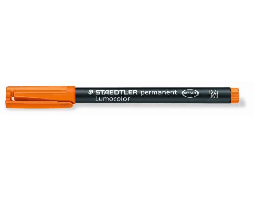 STAEDTLER 317 Folienstift Lumoc M orange permanent,M-Spitze, ca. 1.0 mm