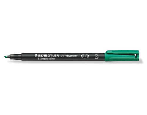 STAEDTLER 314 Folienstift Lumocolor B grün permanent,B-Spitze, ca. 1.0-2.5 mm