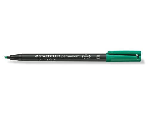 STAEDTLER 314 Folienstift Lumocolor B grn permanent,B-Spitze, ca. 1.0-2.5 mm