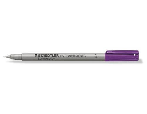 STAEDTLER 311 Folienstift Lumocolor S viol non-permanent,S-Spitze, ca. 0.4 mm